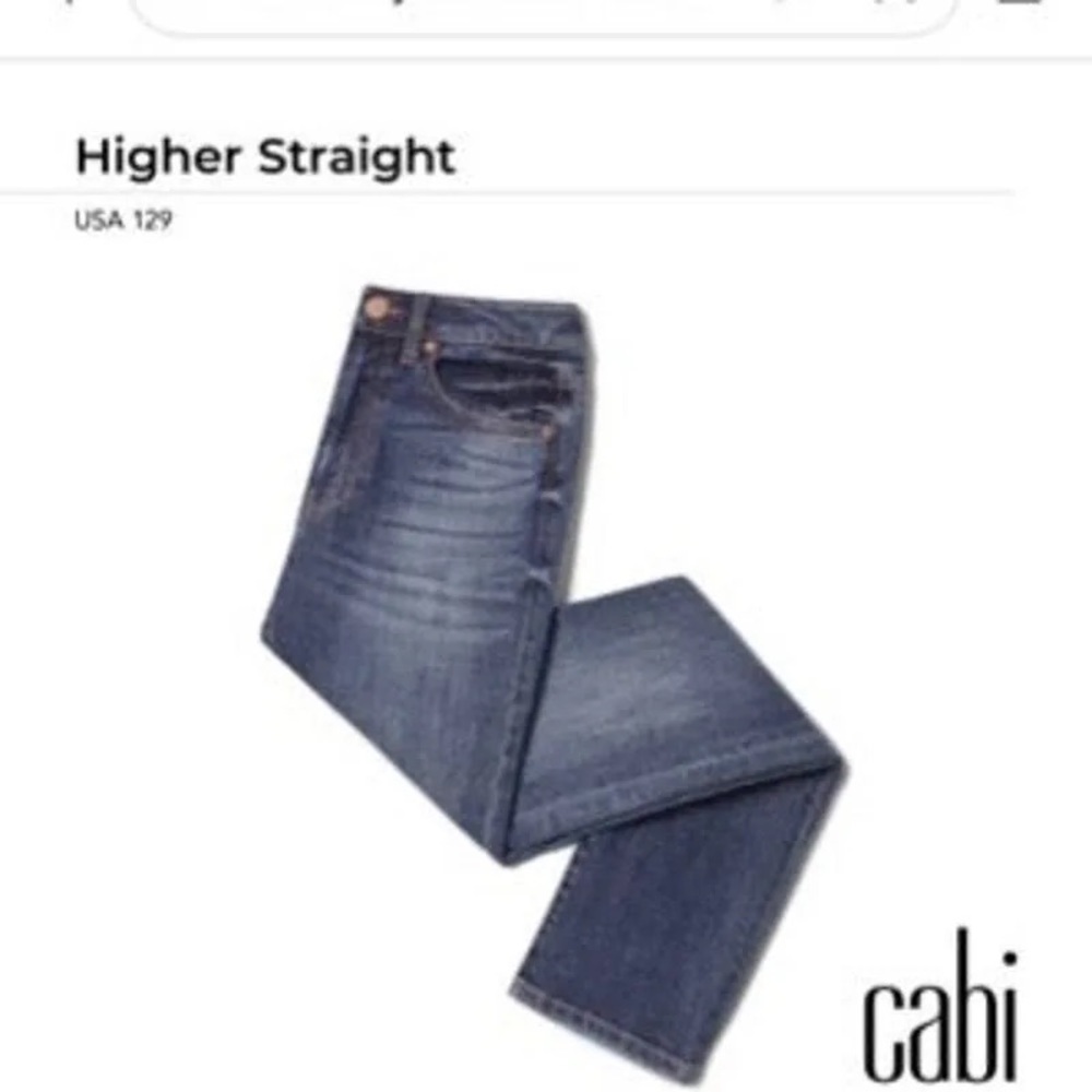 CAbi Higher Straight Jeans - Picture 4 of 4